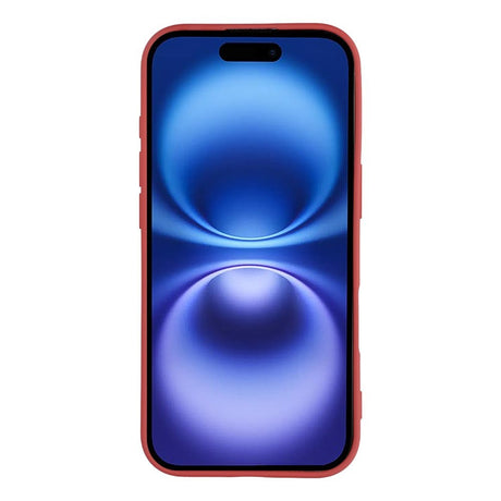 iPhone 17 - EIDERWOOD Foret Fleksibelt Plast Cover - Mørkerød