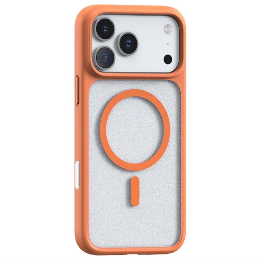 iPhone 17 Pro - TORRAS Guardian Magnetic Hybrid Plastik Cover - MagSafe Kompatibel - Orange