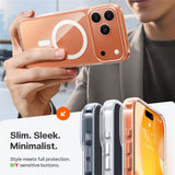 iPhone 17 Pro Max - TORRAS Guardian Magnetic Hybrid Plastik Cover - MagSafe Kompatibel - Blå