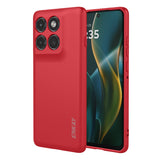 ENKAY Motorola Edge 60 Pro Silikone Mobil Cover - Rød