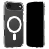 iPhone Air Hybrid Mobil Cover - inkl. 2 x Skærmbeskyttelsesglas - MagSafe Kompatibel - Gennemsigtig / Hvid