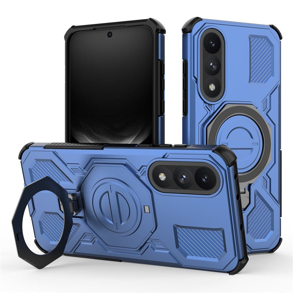 OnePlus Nord 5 - EIDERWOOD Hybrid Håndværker Cover m. Kickstand - MagSafe Kompatibel - Blå