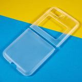 Motorola Razr 2022 hardplastdeksel - Matt gjennomsiktig