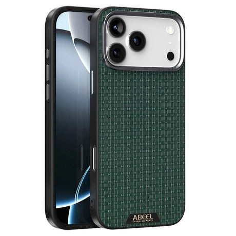 ABEEL iPhone 18 Pro / 17 Pro Textured Micro-Embossing Cover - MagSafe Kompatibel - Grøn