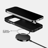 ABEEL iPhone 18 Pro / 17 Pro Textured Micro-Embossing Cover - MagSafe Kompatibel - Brun
