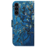 Samsung Galaxy S25 FE - EIDERWOOD Kunstlæder Flip Case m. Motiv - Blomster