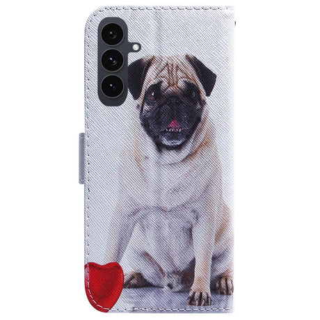 Samsung Galaxy S25 FE - EIDERWOOD Kunstlæder Flip Case m. Motiv - Hund
