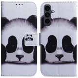 Samsung Galaxy S25 FE - EIDERWOOD Kunstlæder Flip Case m. Motiv - Panda