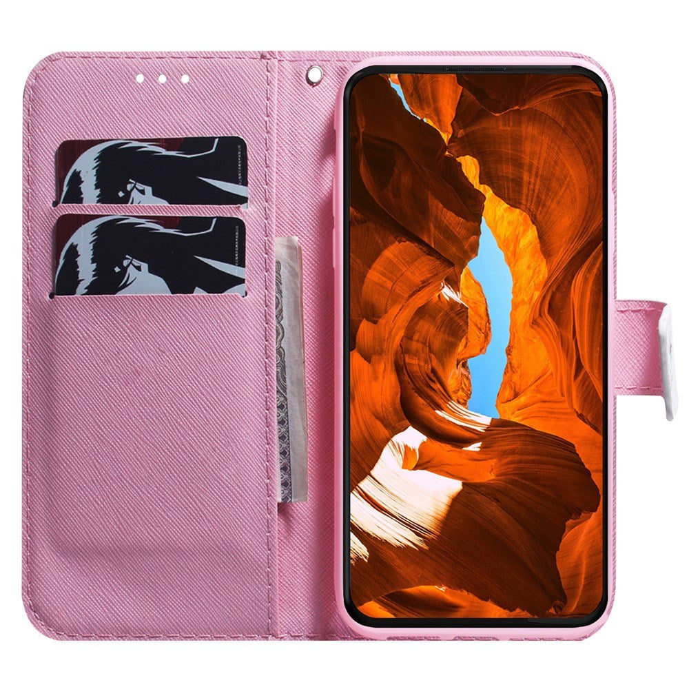 Samsung Galaxy S25 FE - EIDERWOOD Kunstlæder Flip Case m. Motiv - Blomst