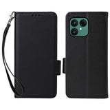 EIDERWOOD Fairphone (Gen. 6+ / Gen. 6) Flip Cover m. Strop & Ståfunktion - Sort