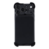iPhone 17 Pro Max 2-i-1 Metal Bumper Cover - Sort