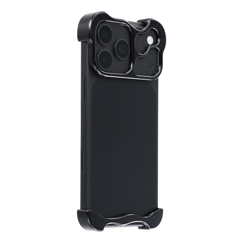 iPhone 17 Pro Max 2-i-1 Metal Bumper Cover - Sort