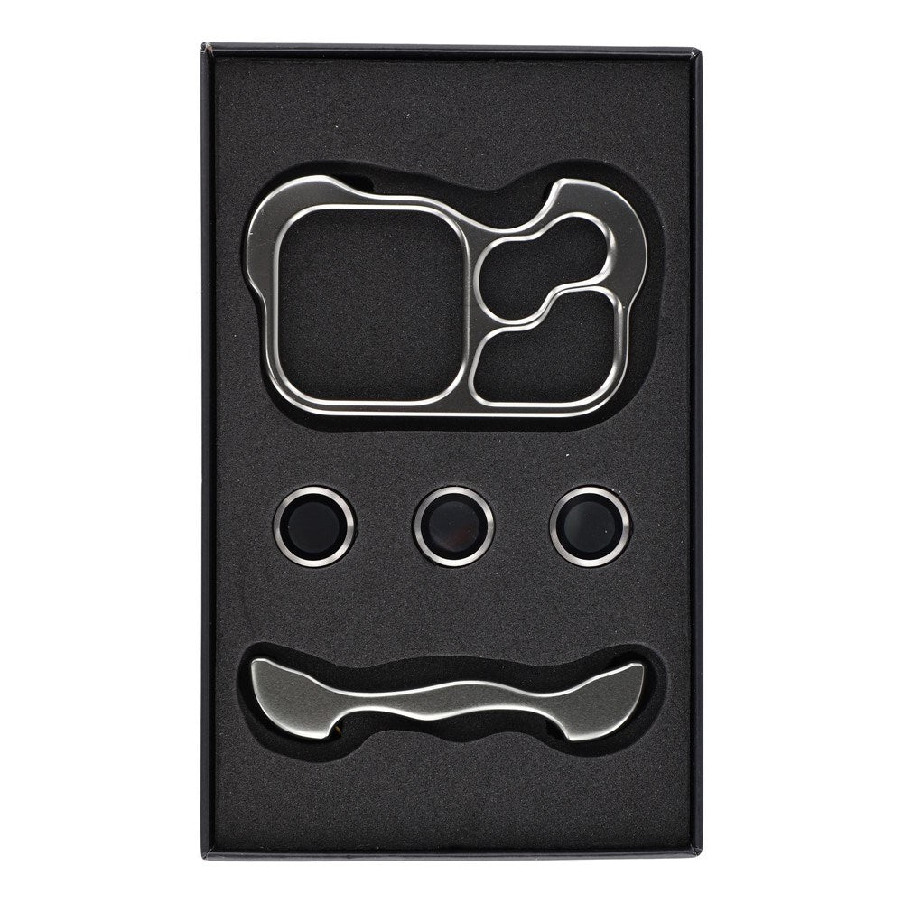 iPhone 17 Pro Max 2-i-1 Metal Bumper Cover - Grå