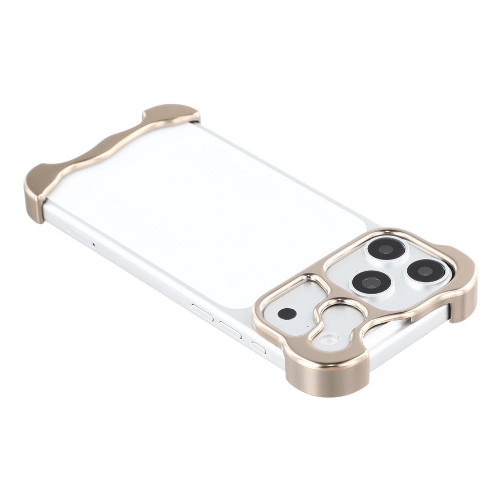 iPhone 17 Pro Max 2-i-1 Metal Bumper Cover - Guld