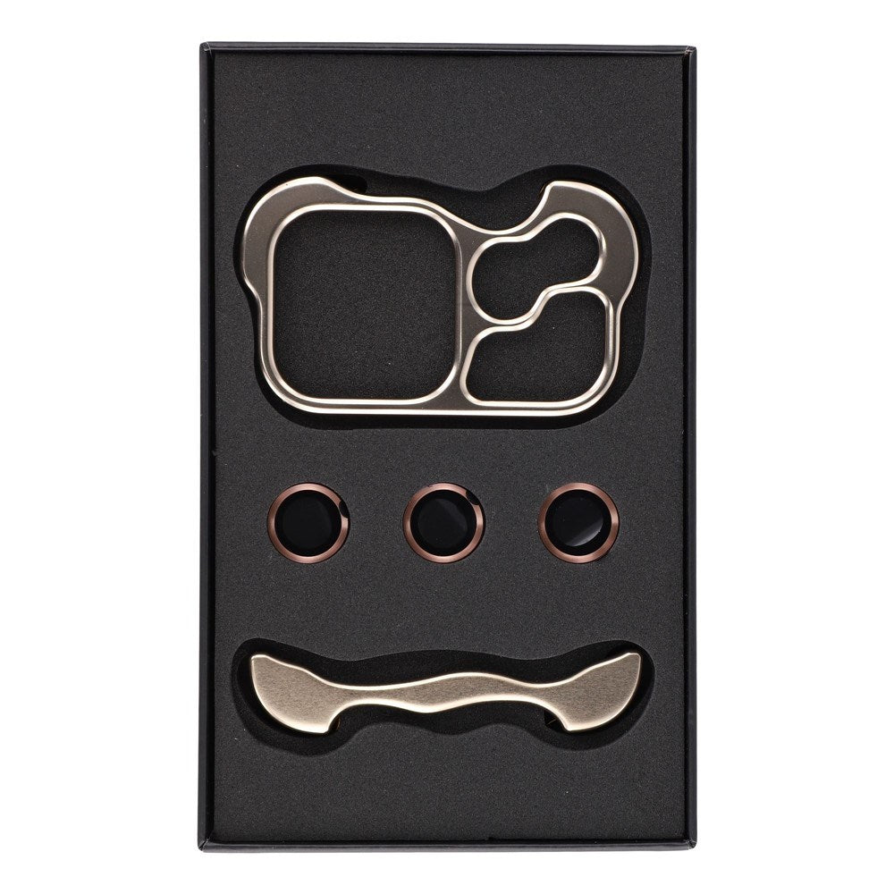 iPhone 17 Pro Max 2-i-1 Metal Bumper Cover - Guld