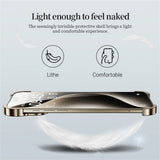 iPhone 17 Pro Max 2-i-1 Metal Bumper Cover - Guld