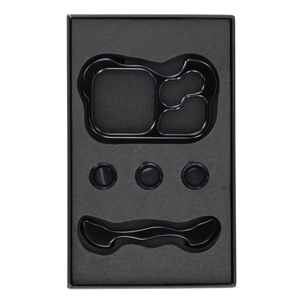 iPhone 17 Pro 2-i-1 Metal Bumper Cover - Sort
