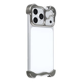iPhone 17 Pro 2-i-1 Metal Bumper Cover - Grå