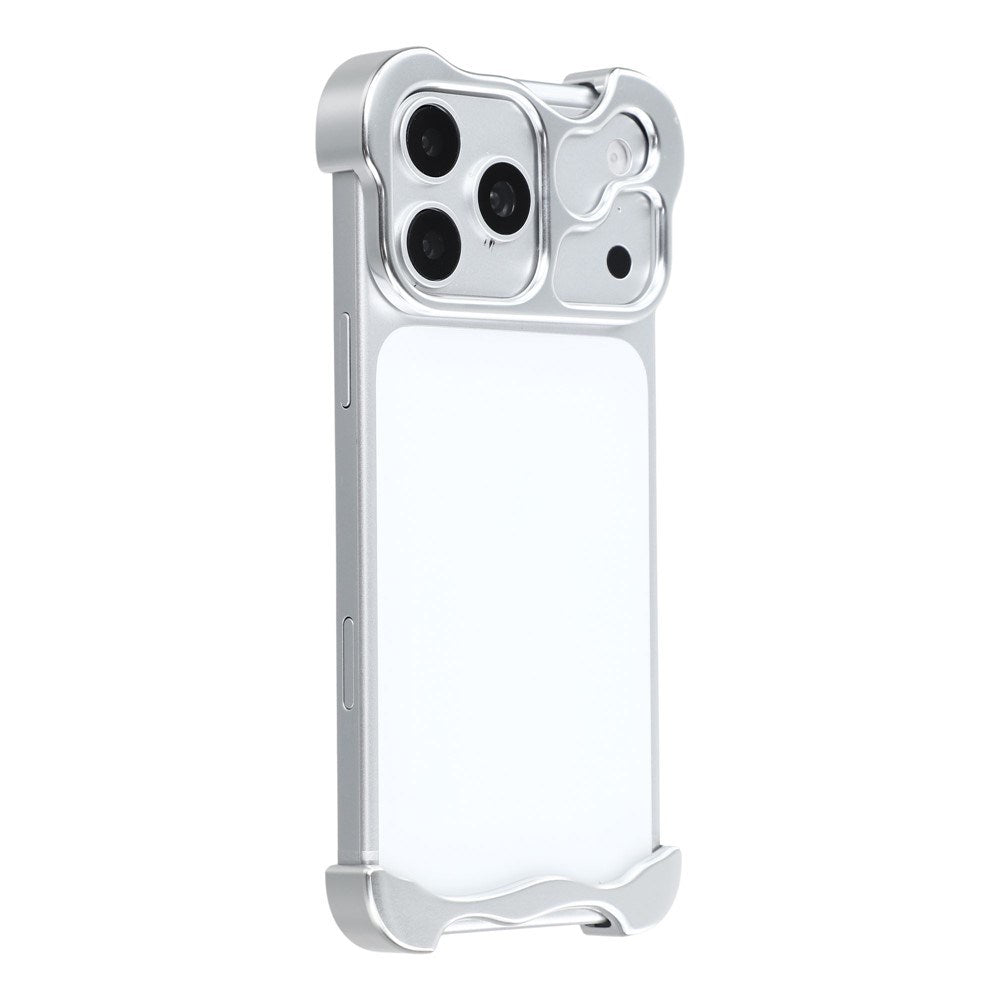 iPhone 17 Pro 2-i-1 Metal Bumper Cover - Sølv