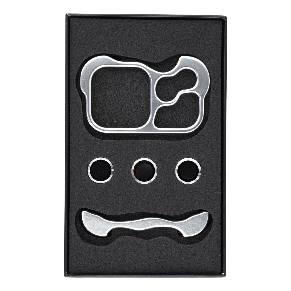 iPhone 17 Pro 2-i-1 Metal Bumper Cover - Sølv