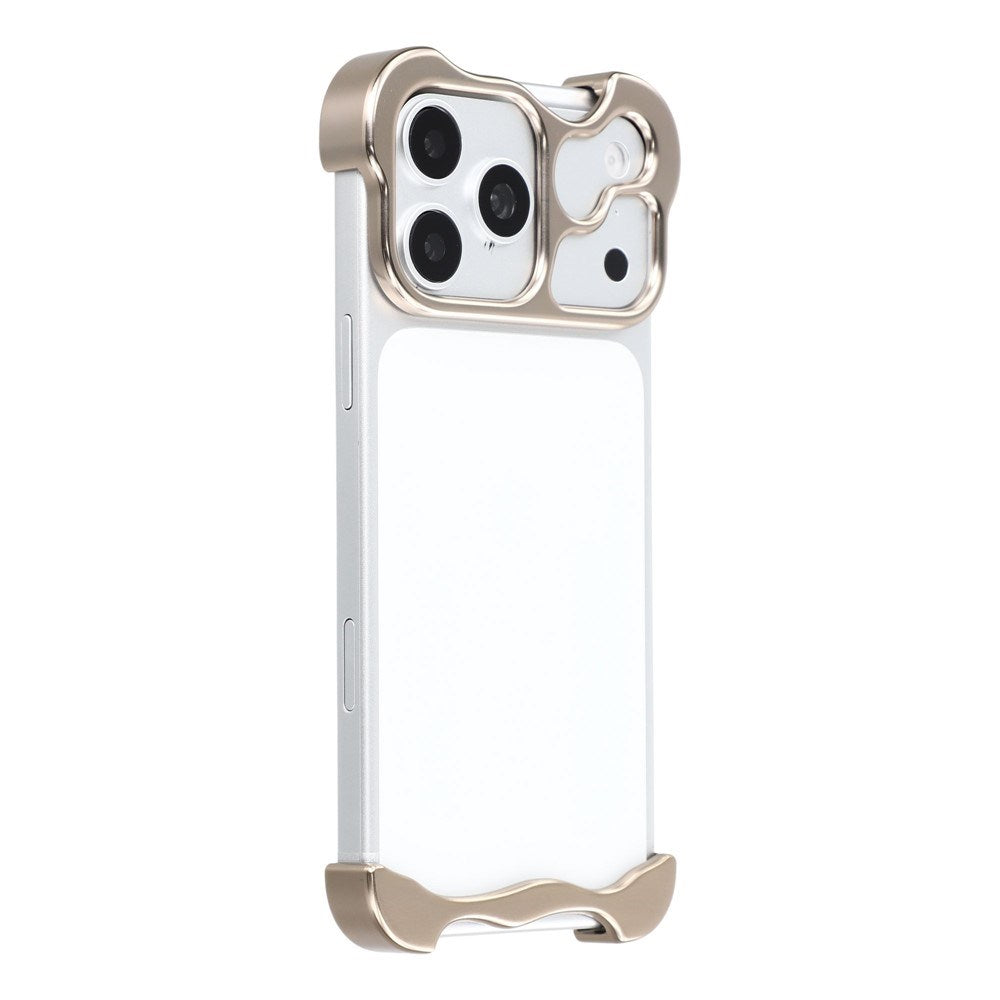 iPhone 17 Pro 2-i-1 Metal Bumper Cover - Guld