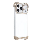 iPhone 17 Pro 2-i-1 Metal Bumper Cover - Guld