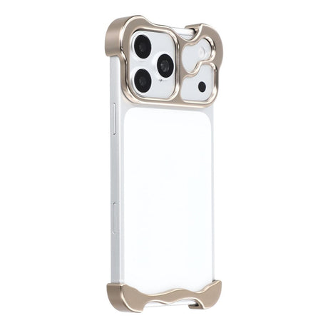 iPhone 17 Pro 2-i-1 Metal Bumper Cover - Guld