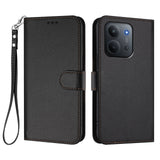 Xiaomi Redmi 15C (5G) / (4G) EIDERWOOD Flipcover m. Indbygget Kortholder & Ståfunktion - Sort