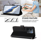 Xiaomi Redmi 15C (5G) / (4G) EIDERWOOD Flipcover m. Indbygget Kortholder & Ståfunktion - Sort