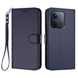 Xiaomi Redmi 15C (5G) / (4G) EIDERWOOD Flipcover m. Indbygget Kortholder & Ståfunktion - Blå