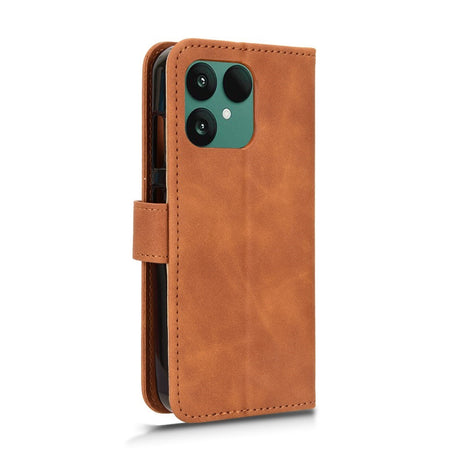 Fairphone 6 EIDERWOOD Kunstlæder Flip Cover - Brun