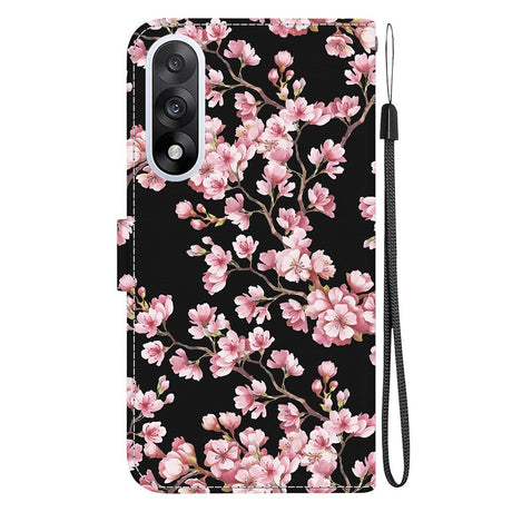 EIDERWOOD OnePlus Nord 5 Kunstlæder Cover m. Pung & Strop - Blommetræ m. Blomster