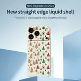 EIDERWOOD iPhone 17 Pro Max Jule Mobilcover - Fleksibelt Plastik - Kagemænd & Juletræer / Sort