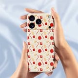 EIDERWOOD iPhone 17 Pro Jule Mobilcover - Fleksibelt Plastik - Juleslik / Grøn