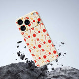 EIDERWOOD iPhone 17 Pro Jule Mobilcover - Fleksibelt Plastik - Juleslik / Grøn