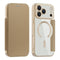 EIDERWOOD iPhone 17 Pro Flip Mobil Cover m. Gennemsigtig Bagside - MagSafe Kompatibel - Guld