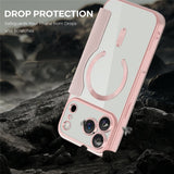 EIDERWOOD iPhone 17 Pro Flip Mobil Cover m. Gennemsigtig Bagside - MagSafe Kompatibel - Lyserød