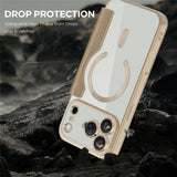 EIDERWOOD iPhone 17 Pro Max Flip Mobil Cover m. Gennemsigtig Bagside - MagSafe Kompatibel - Guld