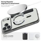 EIDERWOOD iPhone 17 Pro Max Flip Mobil Cover m. Gennemsigtig Bagside - MagSafe Kompatibel - Sort