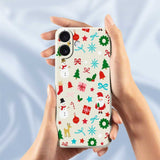 EIDERWOOD iPhone 17 Jule Mobilcover - Fleksibelt Plastik - Juledekorationer / Beige