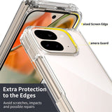 EIDERWOOD Google Pixel 10 Pro Fold Hybrid Plast Mobil Cover - Gennemsigtig
