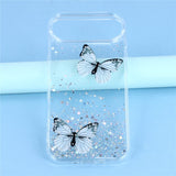 EIDERWOOD iPhone Air Fleksibelt Plastik Mobil Cover m. Sommerfugle - Gennemsigtig