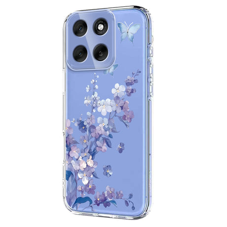 Motorola Moto G86 - EIDERWOOD Fleksibelt Plast Bagside Cover m. Print - Violet