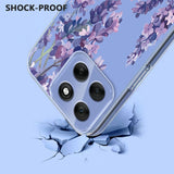 Motorola Moto G86 - EIDERWOOD Fleksibelt Plast Bagside Cover m. Print - Lavendel