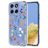 EIDERWOOD Motorola Moto G56 Fleksibelt Plastik Mobil Cover m. Blomstermotiv - Gennemsigtig / Forskellige Blomster