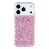 EIDERWOOD iPhone 17 Pro Glitter Mobil Cover - Lyserød