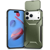 iPhone 18 Pro Max / 17 Pro Max EIDERWOOD Hybrid Plast Bagside Cover m. Cam Slider - Grøn