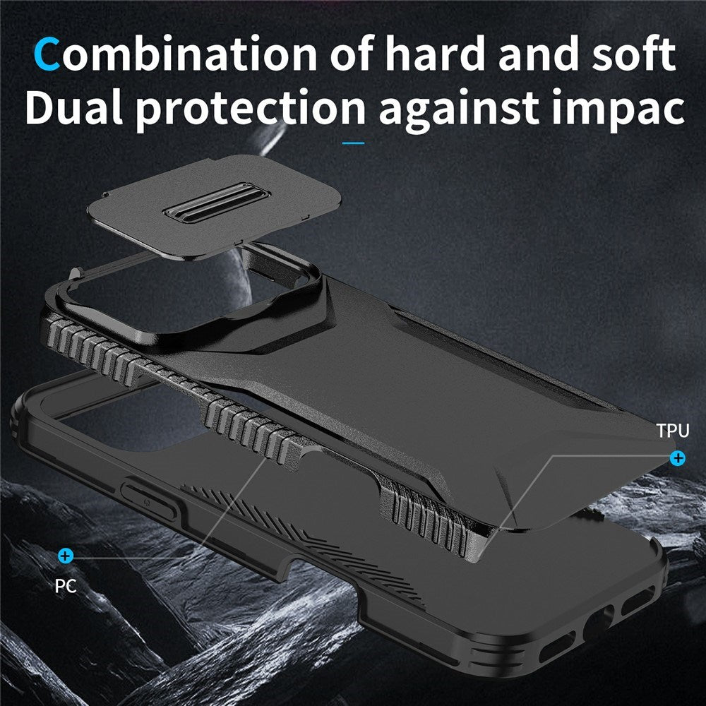 iPhone 18 Pro Max / 17 Pro Max EIDERWOOD Hybrid Plast Bagside Cover m. Cam Slider - Sort