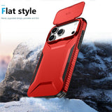 iPhone 18 Pro Max / 17 Pro Max EIDERWOOD Hybrid Plast Bagside Cover m. Cam Slider - Rød