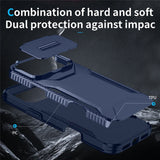 iPhone 18 Pro Max / 17 Pro Max EIDERWOOD Hybrid Plast Bagside Cover m. Cam Slider - Blå